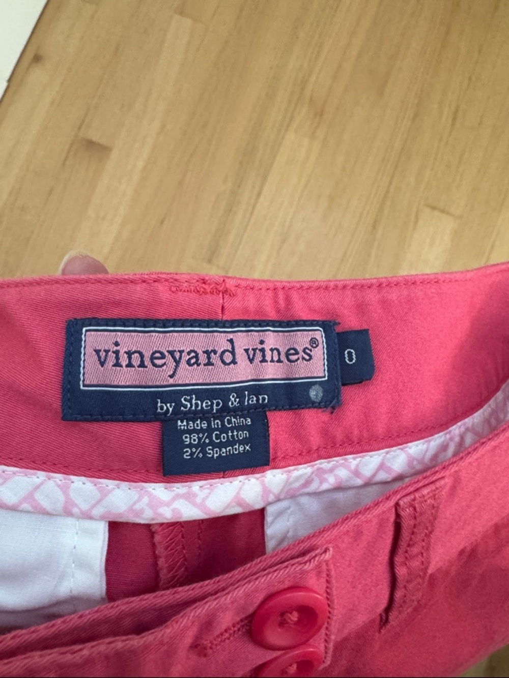 Vineyard Vines Capri size 0 pants